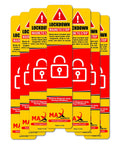 10 Pack Lockdown Magnetic Strips For Door Frames Heavy Duty Security Magnets For School And Office packaging