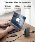 Beast 13-In-1 USB-C Docking Station With Triple Display 2 HDMI And 1 DisplayPort 10 Gbps USB-C And 5 Gbps USB-A Data 85W Laptop Charging