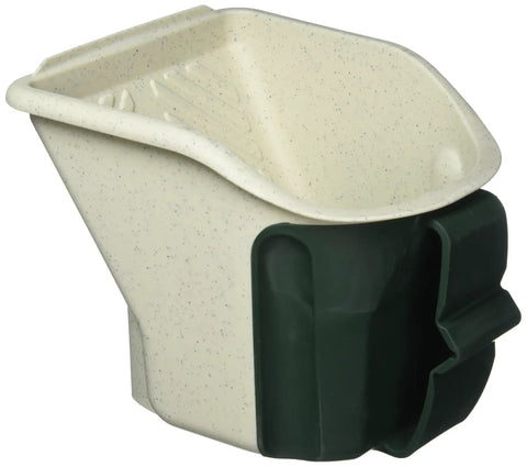 Hand Held 1 Quart Paint Pail With Built In Five And One Half Inch Roll Off Area And Ledge To Catch Excess Paint Magnetic Brush Holder For Quick Cleanups Rust Resistant Integrated Design That Will Not Trap Paint Secure Strap For Easy Haul On The Go