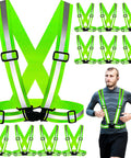 High Visibility Reflective Safety Vest Bulk Pack For Men And Women, breathable mesh lime color for construction and road work projects