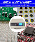 Drawer Type Reflow Oven With Hot Air Circulation And Infrared Heater Rework Station For PCB SMD SMT BGA T962V20 110V display