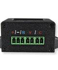 Pro Grade Watt Meter for Home and Shop Electrical Testing, Quick Reads for Wattage, Voltage, Current, PF and Impedance, Peak Mode for Amplifiers, Supports Up To 20,000 Watts, 0 to 150 A RMS, 15 to 100 Hz, 1.3 Inch OLED Display, Model BHG WM, black rear terminal panel