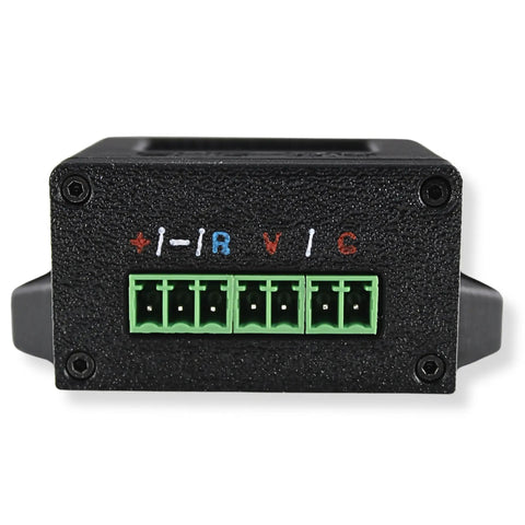 Pro Grade Watt Meter for Home and Shop Electrical Testing, Quick Reads for Wattage, Voltage, Current, PF and Impedance, Peak Mode for Amplifiers, Supports Up To 20,000 Watts, 0 to 150 A RMS, 15 to 100 Hz, 1.3 Inch OLED Display, Model BHG WM, black rear terminal panel