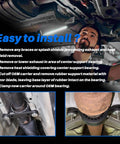 Installation process for Beefed Up Driveshaft Center Support Bearing Carrier Upgrade For Dodge Durango 2011 And Jeep Grand Cherokee WK2 2011 Plus Replaces 52853646AE 52853646AC Black Heavy Duty Fit Improved Throttle Response And Smoother Ride
