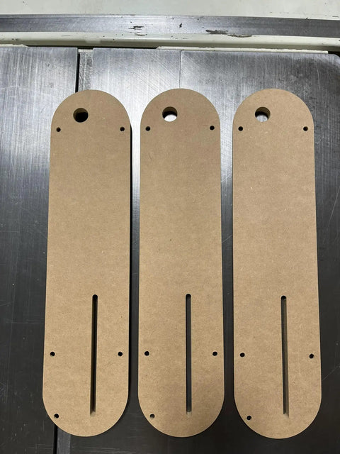 Zero Clearance Throat Plate Insert For Table Saws Models 36 725, 36 725T2, 36 5152, 36 5000, 36 5000T2 With Riving Knife Slot And Flush Fit CNC Machined MDF For Snag Free Feeding