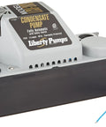115V Condensate Removal Pump With Safety Switch, Rugged ABS Tank, Wall Mount Capable, Three Intake Holes, Barbed And Threaded Discharge