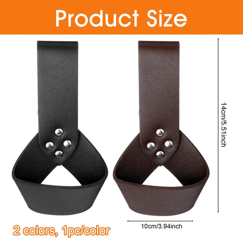 Heavy Duty Medieval Sword Belt And Scabbard Set For Knights Straight Up Classic Reenactment Wear, black and brown PU leather holders shown.