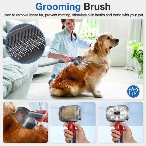 Pet Grooming Attachment Kit For Vacuum Cleaners V7 Through V15 Not For V6 Deshedding Brush For Dogs And Cats