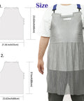 Chainmail Apron For Butchers Heavy Duty Food Grade Cut Resistant Shield With Stainless Steel Mesh And Adjustable Straps, size chart