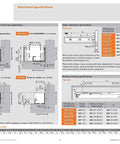 Go-To 15 Inch Tandem Drawer Slide Kit with Soft Close specifications and measurements chart