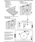 Installation guide for one and three eighths inch overlay face frame concealed hinge with four way adjustability nickel plated