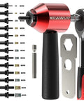 Rivet Nut Drill Adapter Kit With 290 Rivet Nuts And 13 Mandrels shown with tools and mandrels for various sizes.