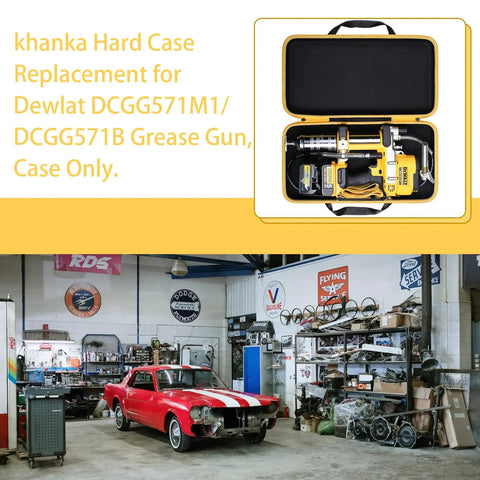 Hard Case For 20V Max Cordless Grease Gun DCGG571M1 DCGG571B Case Only, Durable Protective Storage For Your Grease Gun In Garage Or Shop
