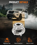 Heavy Duty Front Wheel Bearing Hub Assembly For Toyota Rav4 2006 To 2018 displayed against rugged background for durability.
