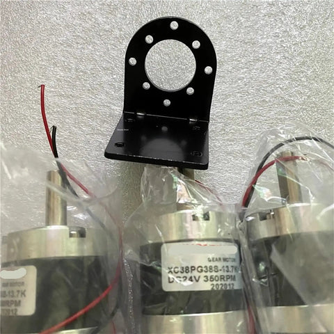 Beefy Torque 38mm Planetary Brushed DC Gear Motor with 8mm Shaft, 12V/24V geared motor for robotics and automation, compact design