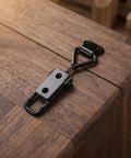 Heavy Duty Adjustable Toggle Latch Clamps With Iron Build And 220lbs Holding Power For Smoker Doors Plus Industrial Gear That Grits Your Vibes on wooden surface