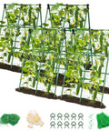 Two Pack A Frame Cucumber Trellis Garden Trellis For Climbing Plants Outdoor Raised Bed Plant Grow Support For Tomato Squash Vegetable And Flower 33 By 47 Inches Each