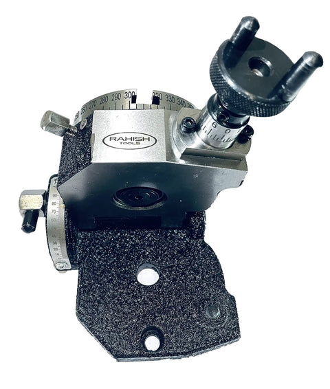 3 Inch Tilting Rotary Table Kit With 70mm 4 Jaw Independent Dog Chuck Back Plate And T Nuts For Milling Low Profile High Precision Mini Rotary System For Small Mills And Precision DIY Machining