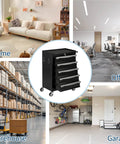 Badass Heavy-Duty Rolling Tool Chest with Smooth Ball Bearing Slides showcased in home, office, warehouse, and garage settings.