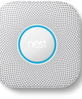 Smart Smoke Alarm With Built In Carbon Monoxide Detector Wired 120V Voice Alerts And Phone Notifications Locates Smoke And CO