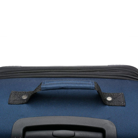 Expandable spinner luggage 31 inch with durable handle