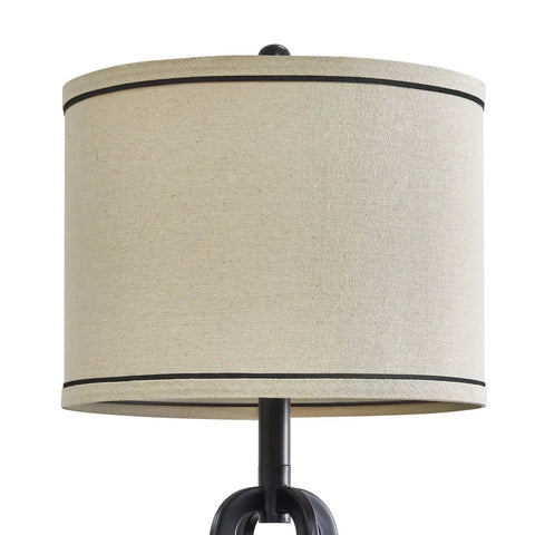 Linen shade from 3 Way Dimmable Modern Touch Control Table Lamp Set Of 2 Vintage Farmhouse Rustic Bedside Lamps With Dual USB Ports 27.25 Inch Tall Nightstand Friendly For Living Room Bedroom And Home Office Includes 4 Bulbs