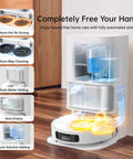 Smart Robot Vacuum And Mop System That Crushes Mess With Auto Mop Cleaning And Drying Self Refilling And Self Emptying Base