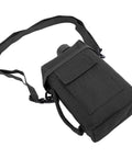 Black 2L Water Bottle Waist Pack with Leakproof PVC Hydration Bag, adjustable strap, suitable for hiking and outdoor activities