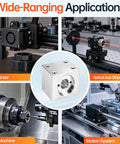 Real Deal T8 Lead Screw Nut Housing Bracket Mount Holder Block Smart Pick for CNC Routers and 3D Printers shown in applications with machines.