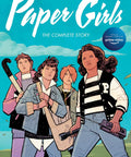All In One Eisner Award Winning Graphic Novel Omnibus With New Cliff Chiang Cover By Brian K Vaughan showing four characters