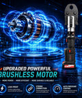 New Upgraded 21V Brushless Hydraulic Crimping Tool For Copper Pipes with powerful brushless motor, ideal for plumbing.