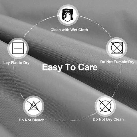 Easy care instructions for Outdoor Couch Cover For 3-Seater Sofa, Waterproof Patio Furniture Cover With Air Vent And Handles, Gray.