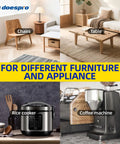 Heavy Duty Furniture Sliders For Hardwood Floors And Carpet Self Stick Moving Pads for chairs, table, rice cooker, coffee machine.
