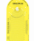 Rock Solid Router Circle Cutting Jig And Dead On Precision Router Guide For Flawless Rings Across 276 Exact Sizes Fits Most Plunge Routers With Heavy Duty Clear Acrylic Base For Stress Free Shop Project Builds on yellow guide.