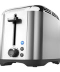 2-Slice Stainless Steel Toaster With Extra Wide Slots Rapid Toast Technology Sleek Countertop Design Perfect For Bagels And Thick Bread