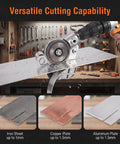Beast Mode Metal Sheet Cutter Drill Attachment Electric Shears Nibbler For Iron Steel Copper Aluminum Heavy Duty Metal Cutting Tool For Power Drill For Any Metal Job Or DIY Projects cutting iron, copper, aluminum up to 1.5mm