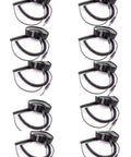 10 Pack ESD Anti Static PU Wrist Straps Corded Elastic Adjustable Grounding Bands Black 2.05 by 1.8 Meters for Electronics