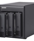 4 Bay Usb Type C Direct Attached Storage Enclosure Featuring Rock Solid Hardware Raid Support with four black drive bays.