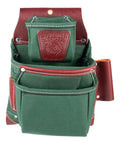OxyLights 3 Pouch Pro Fastener Bag In Green For Right Hand 9 Pockets And Tool Holders Lightweight Framing And Carpentry Organizer