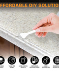 Applying All In One Porcelain Repair Kit For Tile And Stone Diy Friendly Repair Of Marble Tub And Tile Refinishing Crack And Chip Filler