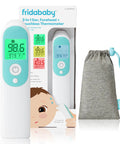 3 In 1 Infrared Thermometer For Ear Forehead And No Contact Temperature Readings, Fast Accurate Fever Checker For Babies Kids Toddlers And Adults, Instant Read, Gentle On Skin, Family Health Must Have, with storage pouch