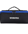 Front view of Heavy Duty 10 Inch Tool Bag With Zipper Wide Mouth Pouch All Purpose Organizer Tote 3 Pack Built Tough From 1680D Oxford Cloth