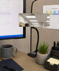 Real Deal Rectangle Convex Traffic Safety Mirror 6.7 By 3 Inches on a desk, providing indoor visibility and tracking.