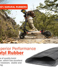 Two Pack 12.5x2.25 Inch Inner Tubes With Angled Valve For Electric Scooters, butyl rubber material for durability and stability.