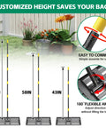 Heavy Duty Lawn Leveling Rake With A 30 Inch By 10 Inch Wide Blade And A 6 Ft Adjustable Handle for soil dirt sand compost
