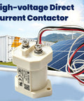 Rock Solid Heavy Duty High Voltage Direct Current Contactor 1000VDC 100 Ampere SPST Normally Open Switch for solar applications.