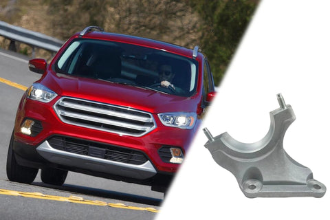 Right Side CV Axle Shaft Carrier Bearing Bracket Direct Fit Replacement For 2013-2016 Escape And 2013-2017 Fusion 1.6L EcoBoost shown with vehicle.