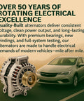New 11453N Alternator For 2010 2020 GM Vehicles Including Buick Cadillac Chevrolet GMC Saab Equinox Terrain LaCrosse SRX