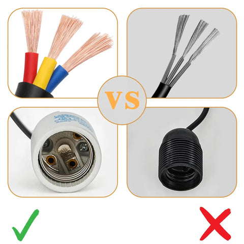 Black Pendant Lights For Kitchen Island, Modern Glass Hanging Fixture, wiring comparison with socket types and wiring colors.