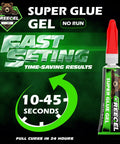 Image of All Purpose Super Glue Gel For Plastic Shoes Metal Ceramic And Wood Crystal Clear Instant Bond In 10 To 45 Seconds No Run